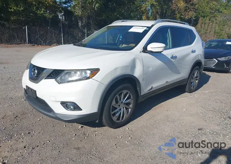 2014 Nissan Rogue Sl z USA, uszkodzony, nr VIN 5N1AT2MV0EC750982